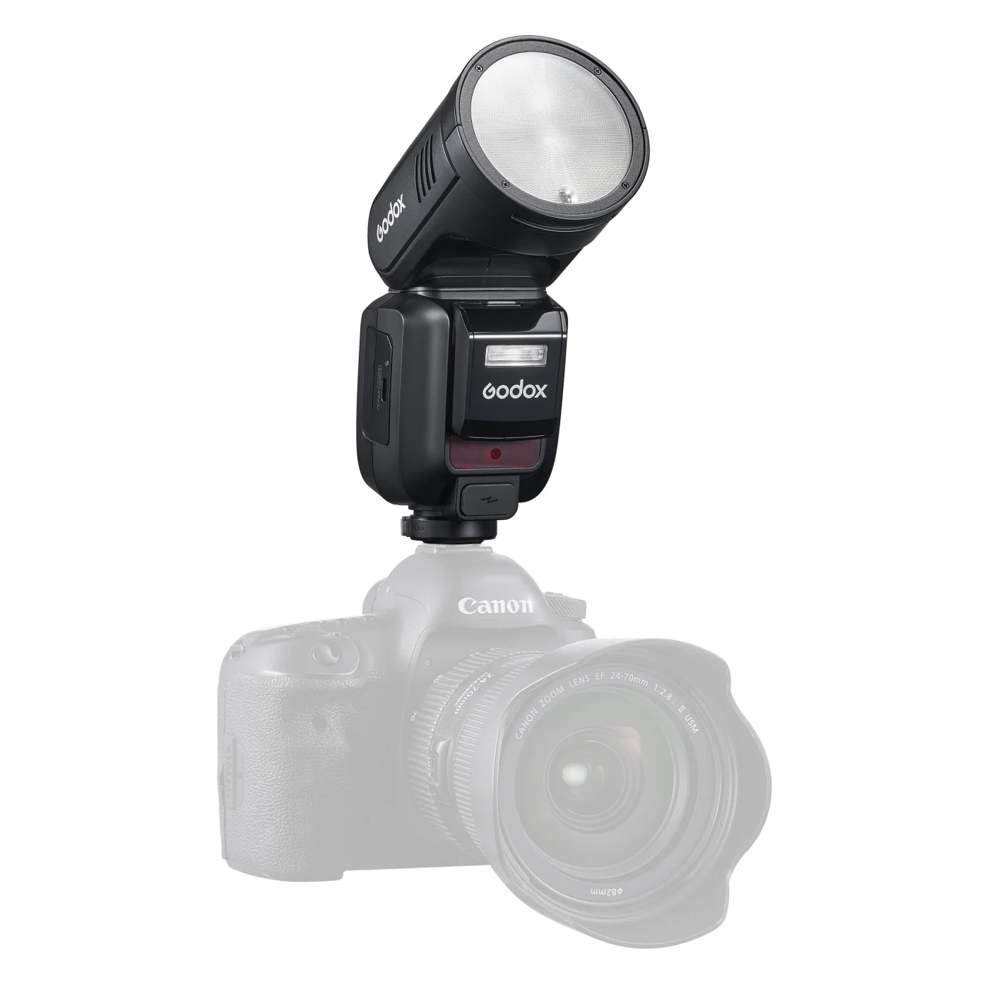 Вспышка накамерная Godox V100N TTL с круглой головкой для Nikon