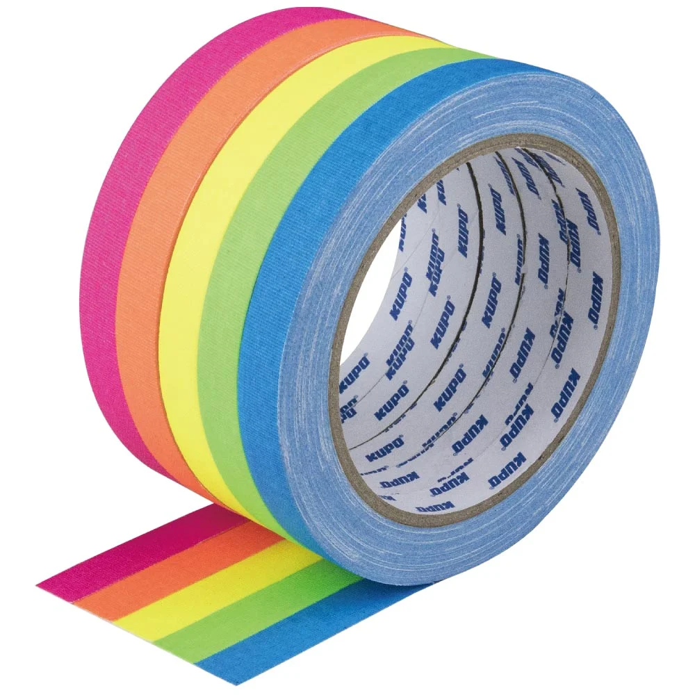 Лента клейкая KUPO CSS-1215PK CLOTH SPIKE TAPE розовая