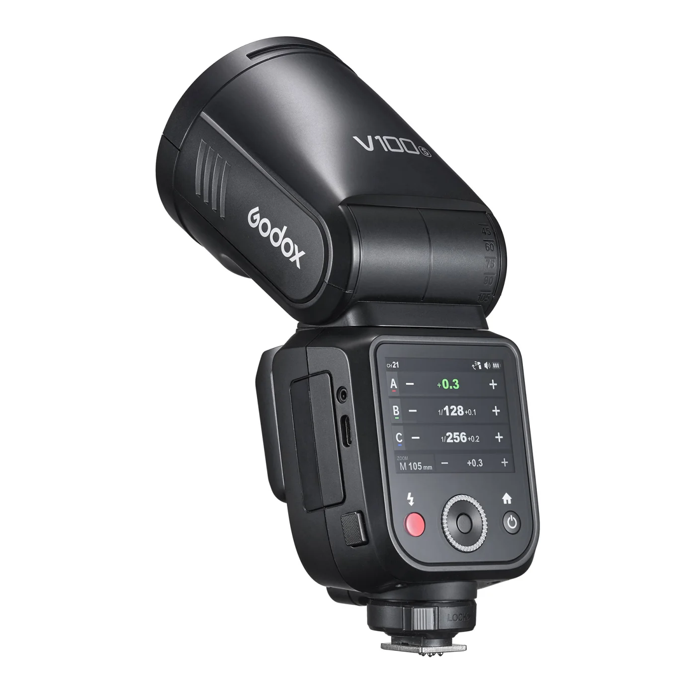 Вспышка накамерная Godox V100S TTL с круглой головкой для Sony