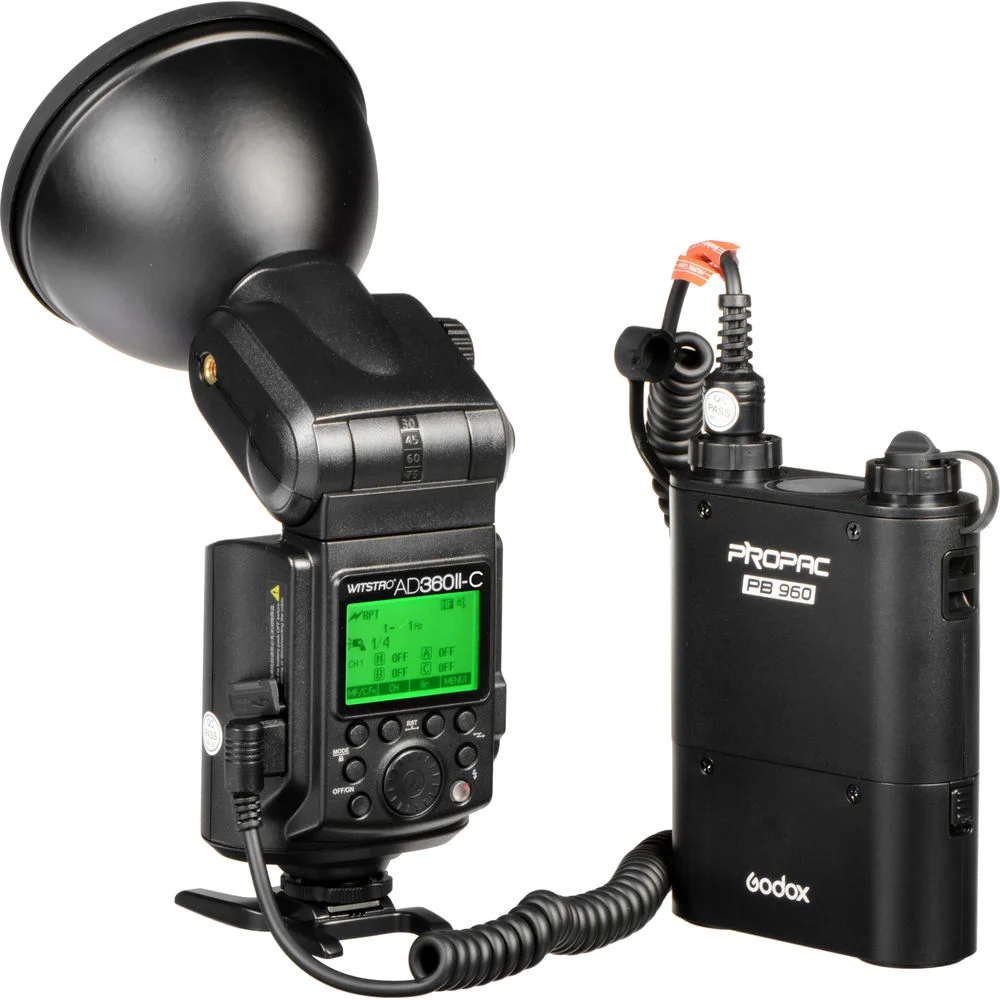 Вспышка накамерная Godox Witstro AD360II-C с батарейным блоком PB960