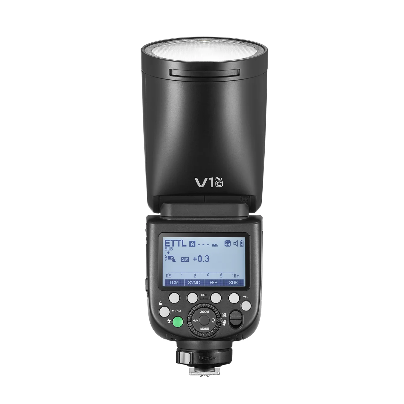 Вспышка накамерная Godox V1Pro C TTL для Canon