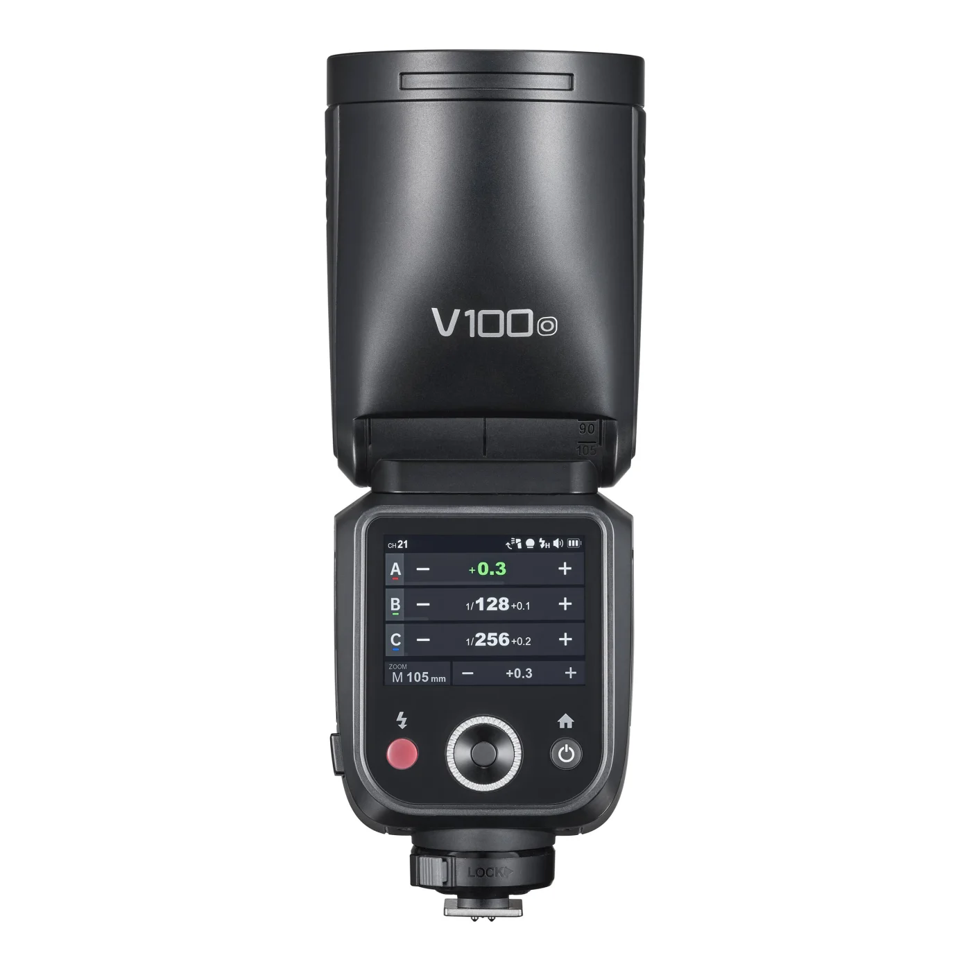 Вспышка накамерная Godox V100O TTL с круглой головкой для Olympus/Panasonic