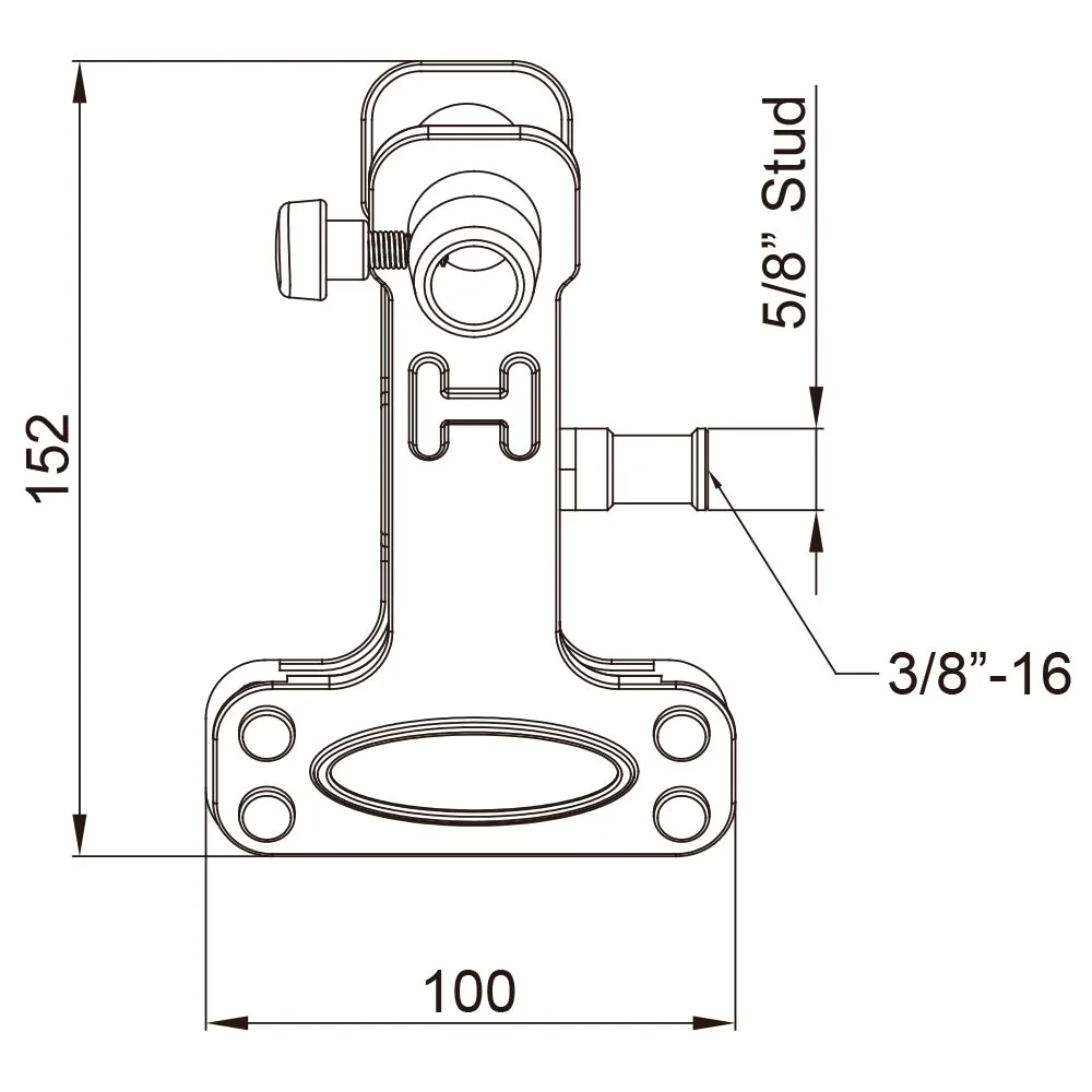 Зажим KUPO KCP-360B ALLI CLAMP