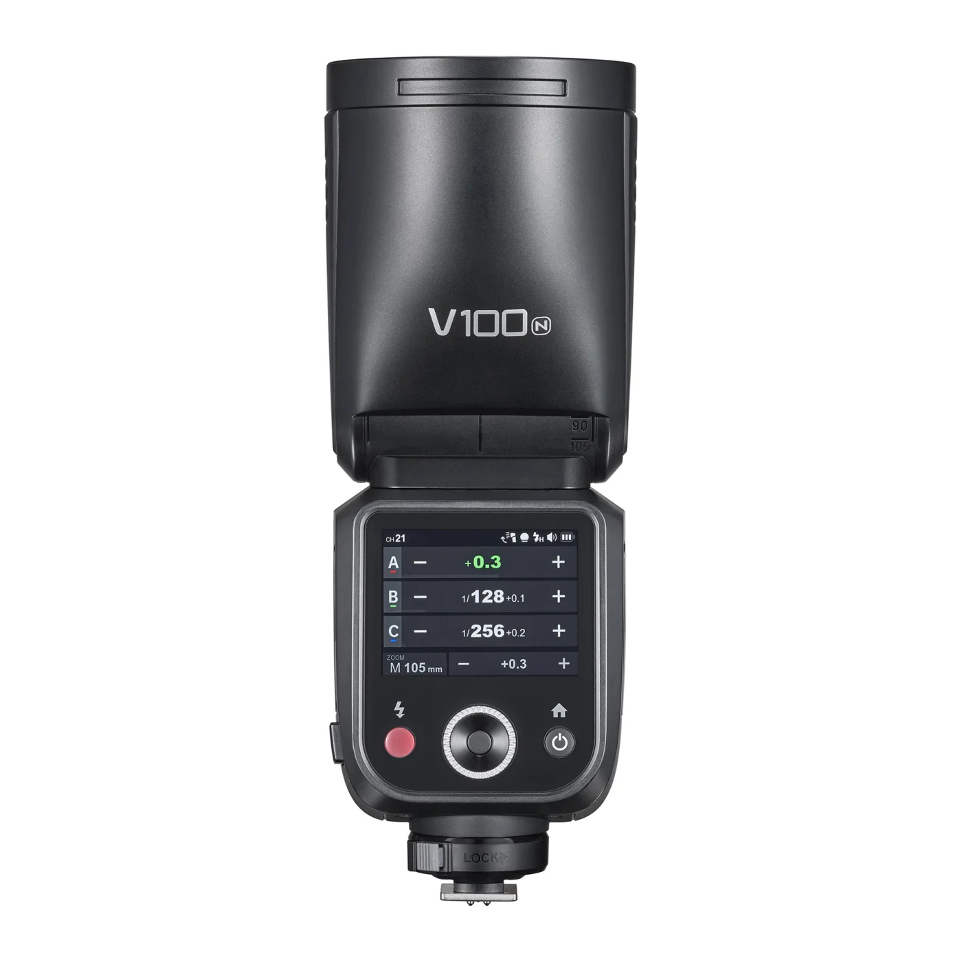 Вспышка накамерная Godox V100N TTL с круглой головкой для Nikon