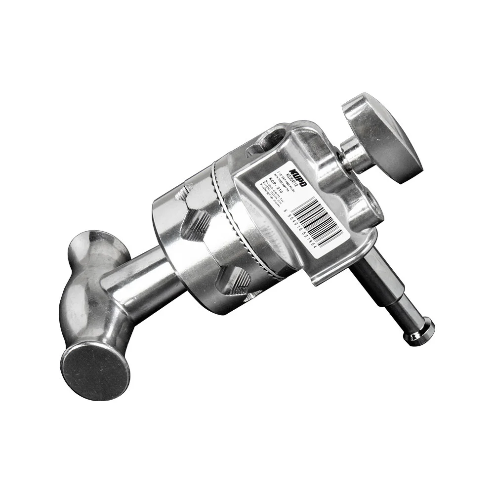 Головка KUPO KCP-210 2-1/2" GRIP HEAD WITH FIXED BABY PIN SILVER