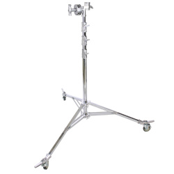 На фото изображено Стойка на колесах KUPO 600MR HIGH OVERHEAD ROLLER STAND