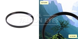 На фото изображено Ультрафиолетовый защитный фильтр для объектива UV 52 mm