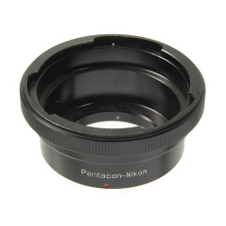 На фото изображено Кольцо переходное Kiev Pentacon 6 на Nikon