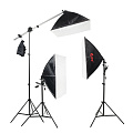 На фото изображено Комплект студийного оборудования Falcon Eyes KeyLight 325LED SB5070 KIT (уценка 02)