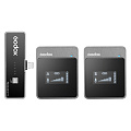 На фото изображено Петличная радиосистема Godox MoveLink LT2 для смартфона