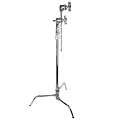 На фото изображено Стойка со штангой KUPO CT-20MK MASTER C-STAND TURTLE BASE GRIP ARM