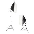 На фото изображено Комплект студийного оборудования Falcon Eyes KeyLight 825LED SB5070 KIT
