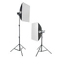 Комплект студийного оборудования Falcon Eyes KeyLight III 2200D SB KIT фото На фото изображено Комплект студийного оборудования Falcon Eyes KeyLight III 2200D SB KIT