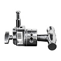 На фото изображено Головка KUPO KCP-210 2-1/2" GRIP HEAD WITH FIXED BABY PIN SILVER