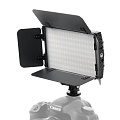 Осветитель светодиодный Falcon Eyes LedPRO-M 15 Bi-color накамерный фото На фото изображено Осветитель светодиодный Falcon Eyes LedPRO-M 15 Bi-color накамерный