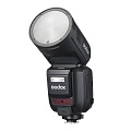 Вспышка накамерная Godox V100S TTL с круглой головкой для Sony фото На фото изображено Вспышка накамерная Godox V100S TTL с круглой головкой для Sony