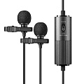 На фото изображено Микрофон петличный Godox LMD-40C двойной