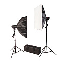 Комплект студийного оборудования Falcon Eyes Studio LED COB275-kit фото На фото изображено Комплект студийного оборудования Falcon Eyes Studio LED COB275-kit