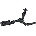 На фото изображено Кронштейн KUPO KCP-103 7" MINI VISION ARM WITH HOT SHOE ADAPTER