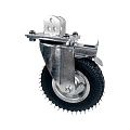 На фото изображено Комплект надувных колес KUPO KC-215A PNEUMATIC WHEEL WITH ADAPTER FOR 484&485
