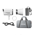 На фото изображено Комплект светодиодных осветителей Godox LITEMONS LA200R K1