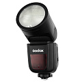 На фото изображено Вспышка накамерная Godox Ving V1N TTL с круглой головкой для Nikon