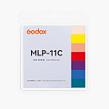 На фото изображено Набор цветных фильтров Godox MLP-11C для MLP