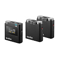 На фото изображено Петличная радиосистема Godox Virso M2