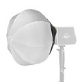 На фото изображено Софтбокс сферический Falcon Eyes Retro LS30 miniBW