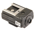 На фото изображено Переходник Falcon Eyes HS-15 горячий башмак