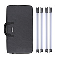 На фото изображено Комплект светодиодных осветителей Godox TL60*4 kit для видеосъемки