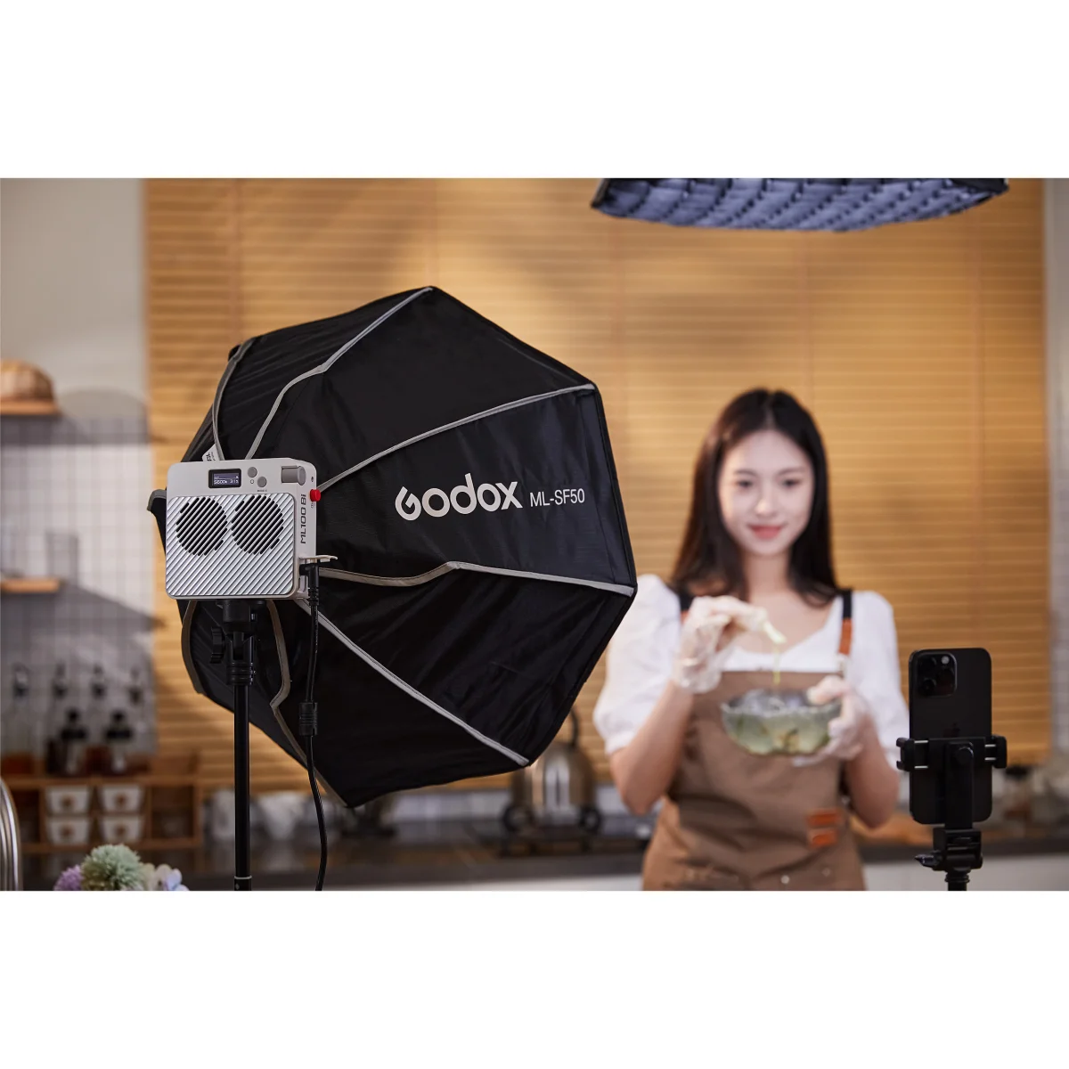 Октобокс Godox ML-SF50 с сотами для ML100Bi