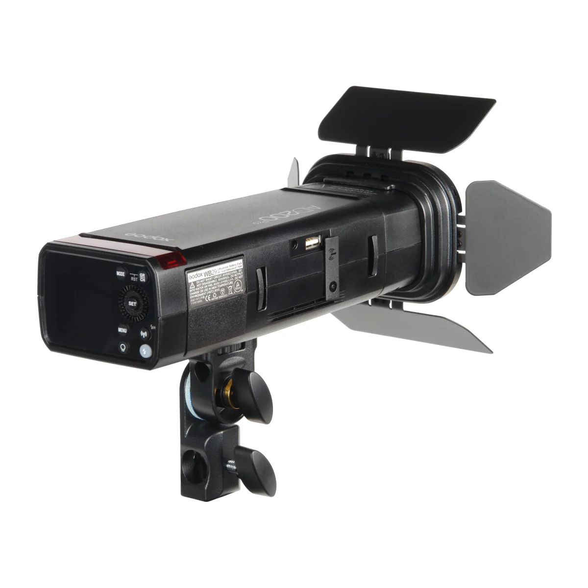 Вспышка аккумуляторная Godox Witstro AD200Pro (со шторками BD-07)