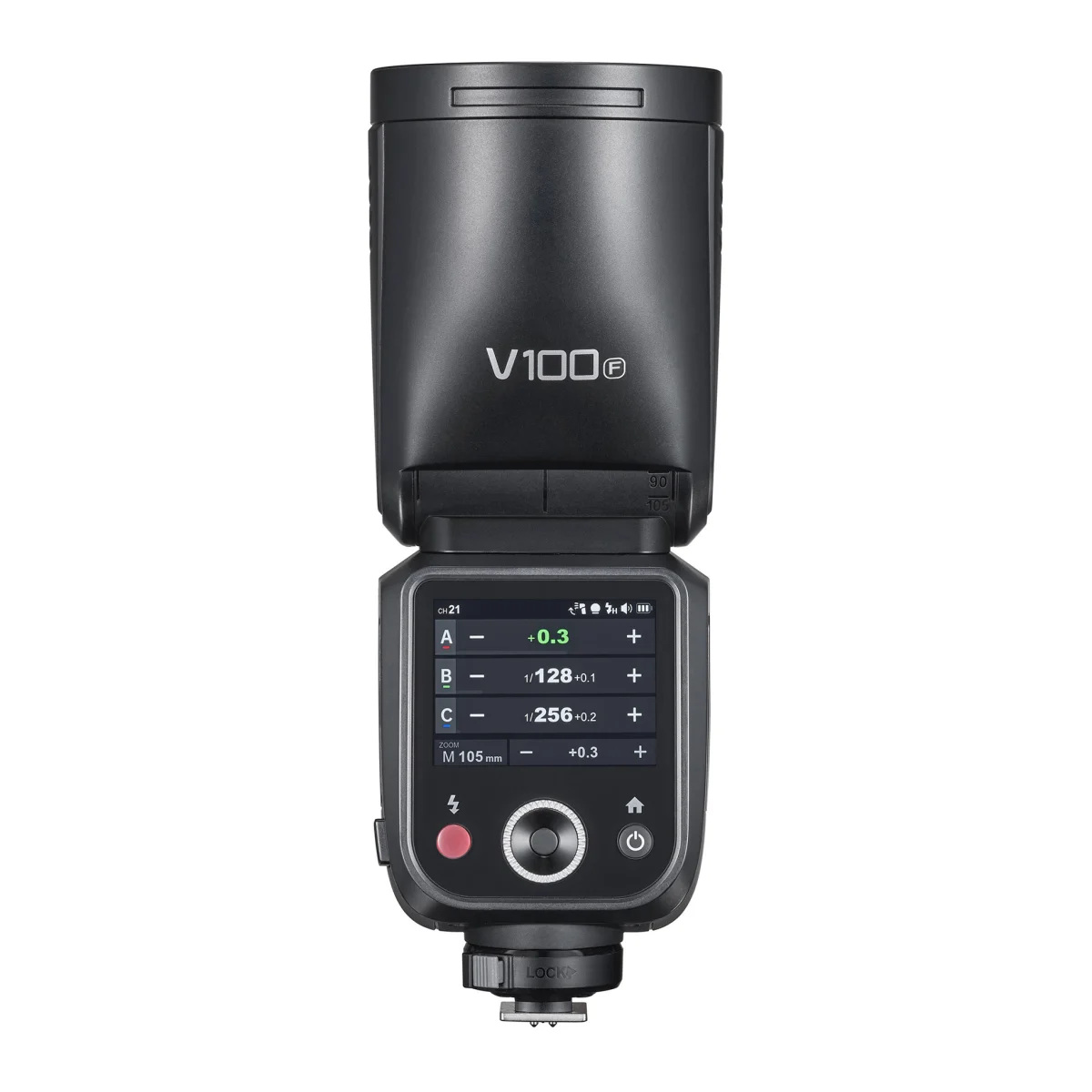 Вспышка накамерная Godox V100F TTL с круглой головкой для Fujifilm