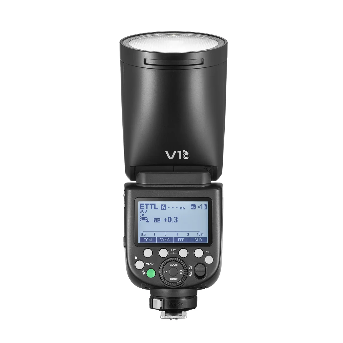 Вспышка накамерная Godox V1Pro C TTL для Canon